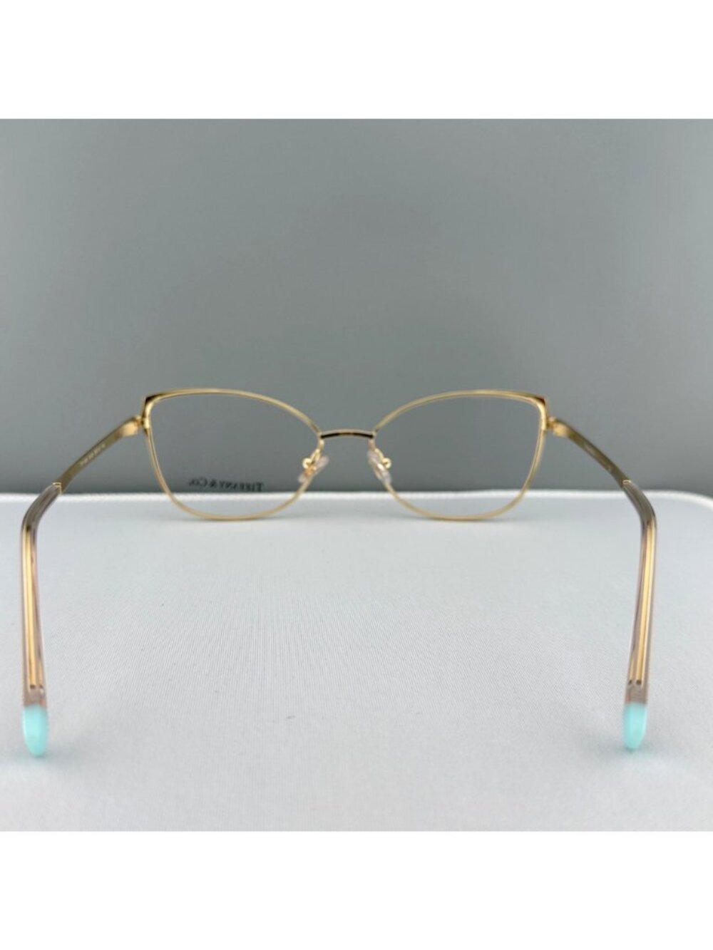 Tiffany & Co. Eyeglasses Frames TF 1136 6133 Gold Grey 53-16-140 - Picture 6 of 10